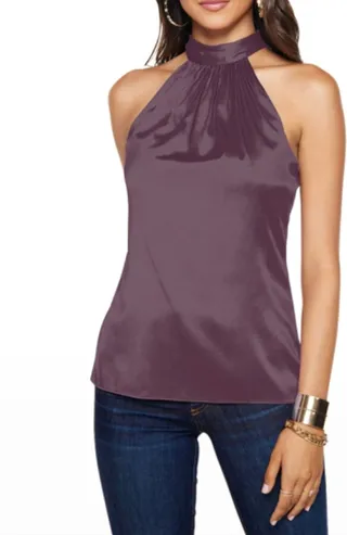 Lori Halter Top in Raisin