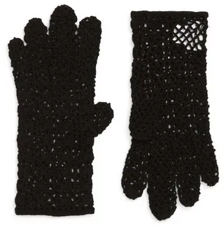 RBG Hand Crochet Wool Gloves