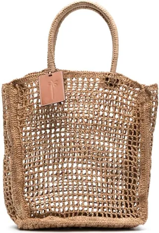 MANEBI- Net Raffia Handbag