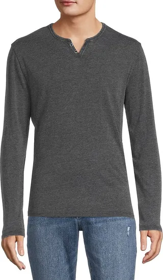 Slubbed Splitneck Tee