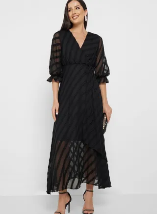 Belted Wrap Dress
