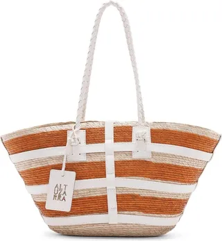 small Watermill raffia tote bag