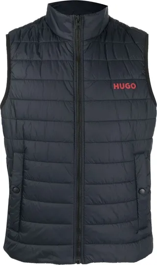 Logo-Printed Padded Gilet