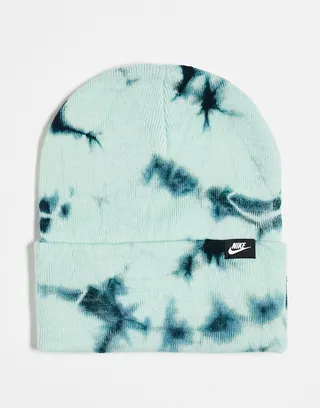 Nike tie-dye beanie in blue