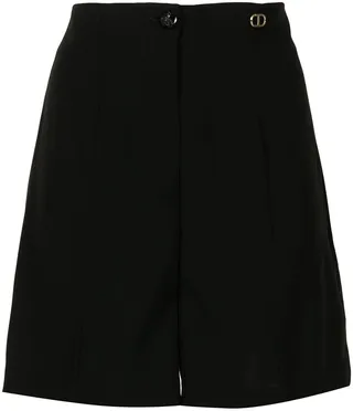 High-Waisted Tailored Shorts