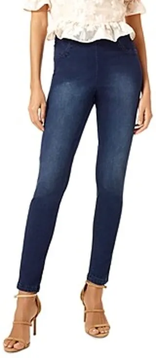 Hue Reversible Denim Leggings