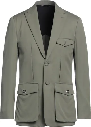 Suit Jacket Military Green