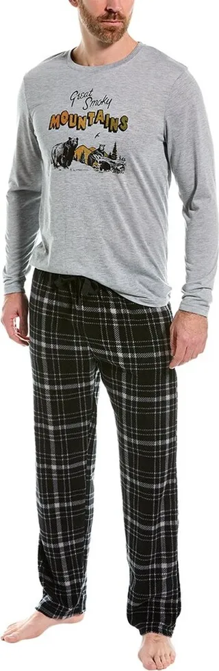 Lucky Brand 2pc T-Shirt & Dull Fleece Pant Set