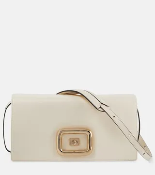 Viv' Choc Small leather shoulder bag