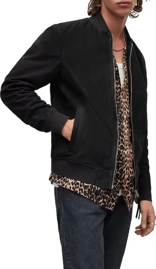 Ronan Leather Bomber Jacket