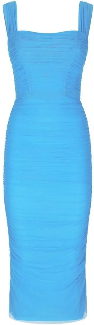 Ruched Midi Dress