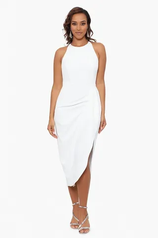 Midi Halter Scuba Crepe Sarong