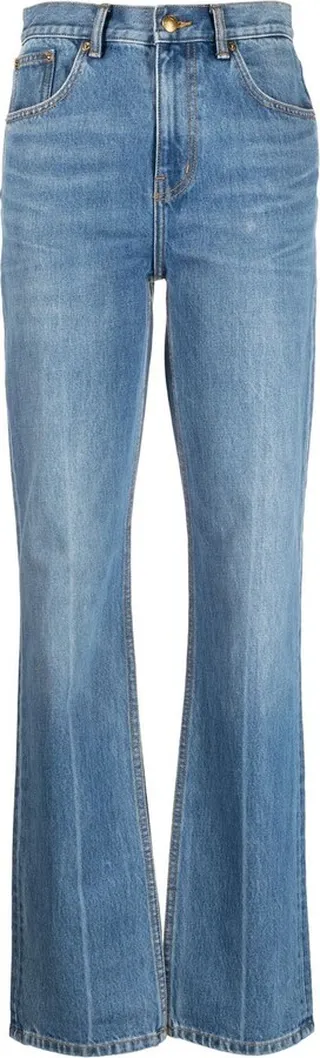 TORY BURCH- Slim-fit Denim Cotton Jeans