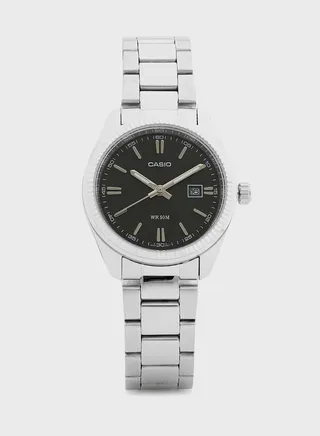 Steel Strap Analog Watch