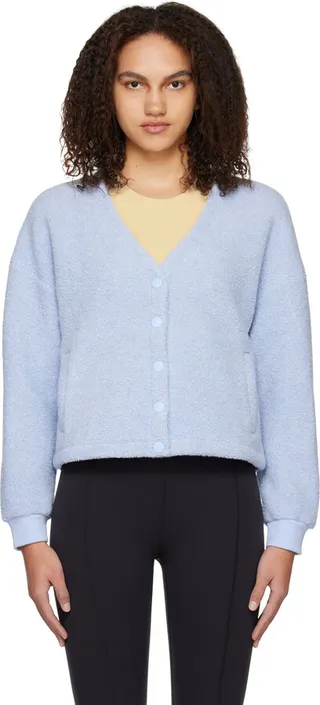Outdoor Voices Blue MegaFleece Cardigan