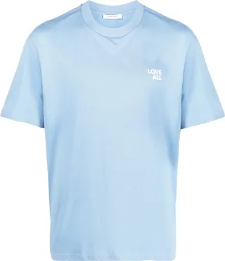logo-print jersey T-shirt