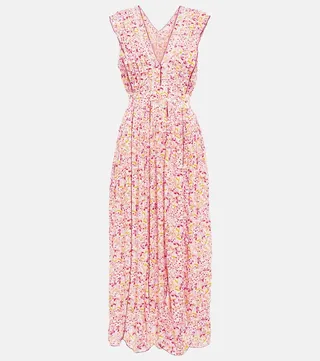 Agnes floral midi dress