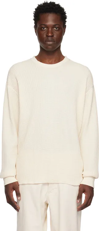 Nanamica Off-White Thermal Long Sleeve T-Shirt