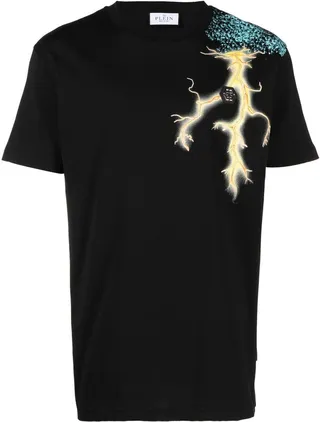 gothic plein print T-shirt