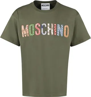 Moschino Logo-Appliqué Crewneck T-Shirt