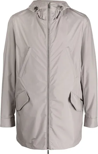 Drawstring Hood Raincoat