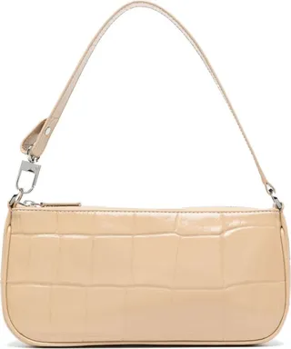 Rachel crocodile-embossed shoulder bag
