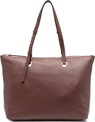 Pebbled Leather Tote Bag