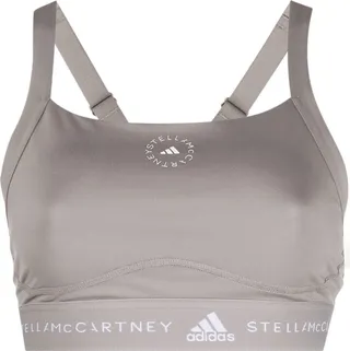 Logo-Print Cropped Tank Top
