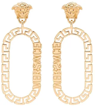 Medusa drop earrings
