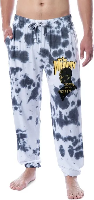 Universal Monsters Mens' The Mummy Character Sleep Jogger Pajama Pants (XXXL) Multicolored