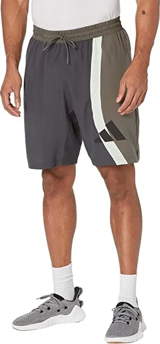 adidas Big Tall Pro Madness 3.0 Basketball Shorts (Carbon Grey) Men's Casual Pants