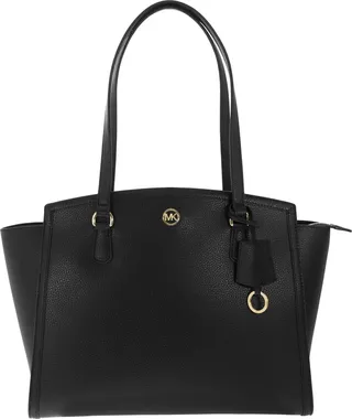 Chantal - Large Grained Leather Tote Bag