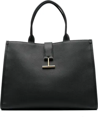 Tara leather tote bag