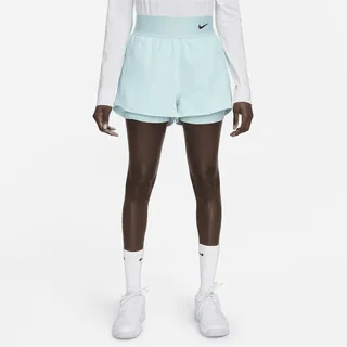 Nike Women's Court Dri-FIT Advantage Tennis Shorts in Blue