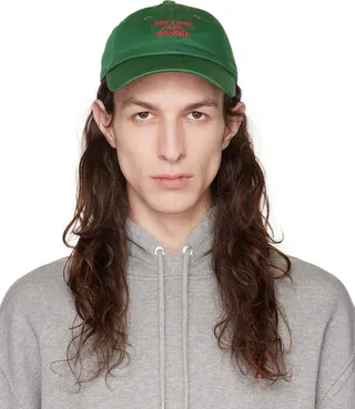 Drôle De Monsieur Green Slogan Cap