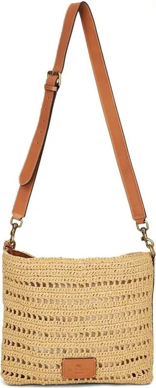Braided-Detail Crossbody Bag