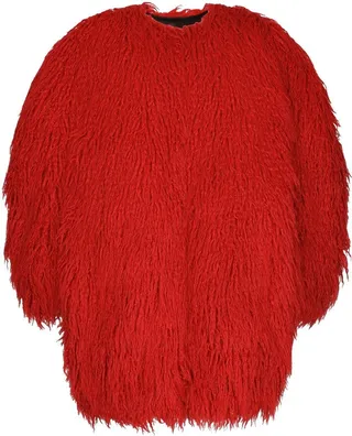 Oversized Faux Shearling Coat