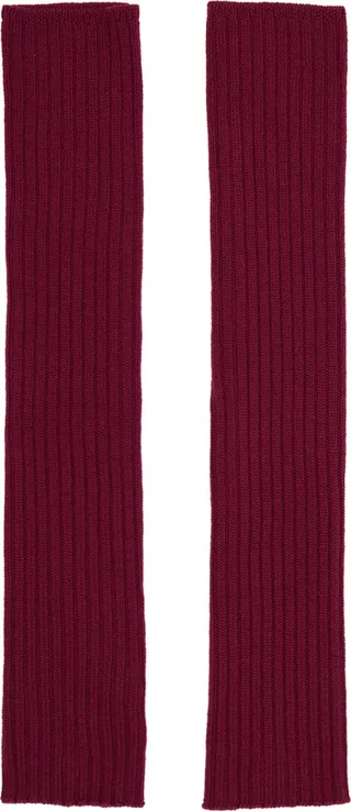 Rick Owens Pink Wool Arm Warmers