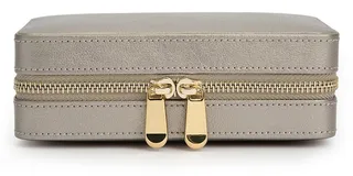 Palermo Leather Travel Zip Jewelry Case