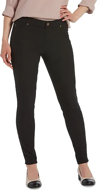 Hue Fleece-Lined Denim Leggings