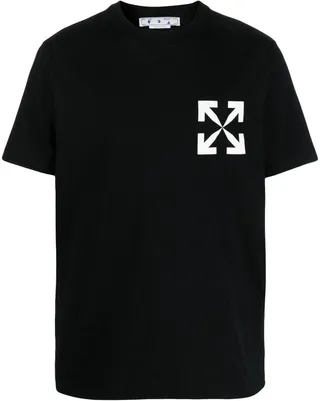 Arrow-print short-sleeve T-shirt