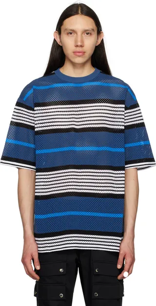 Burberry Blue Striped T-shirt