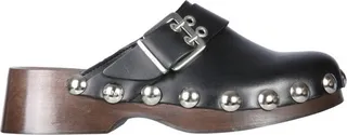 Ganni Buckled Slip-On Clogs