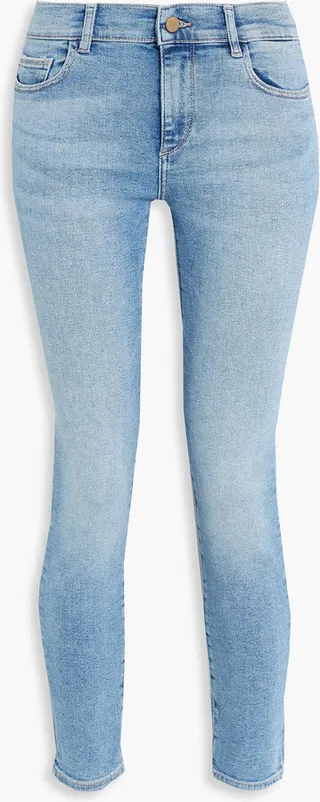Florence cropped mid-rise skinny jeans
