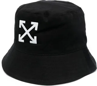 Black Arrows Embroidered Bucket Hat