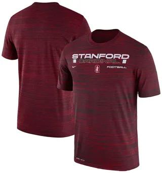 Men's Nike Cardinal Stanford Cardinal Velocity Legend Space-Dye Performance T-shirt