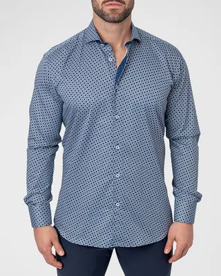 Men's Einstein Flowers Sport Shirt