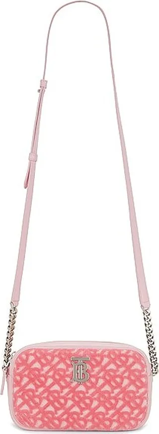 Burberry Towel Lola Camera Bag in Pink