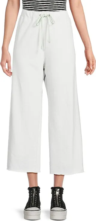 Drawstring Cropped Sweatpants