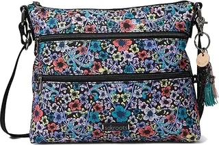 Sakroots Artist Circle Basic Crossbody (Pink Mojave Canyon) Cross Body Handbags